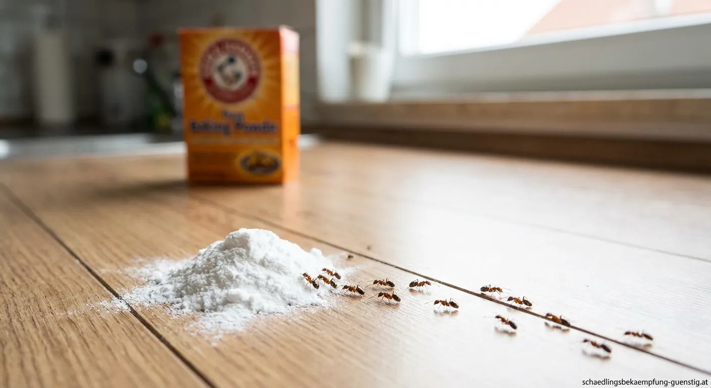 Backpulver gegen Ameisen - Mythos oder Wirklichkeit