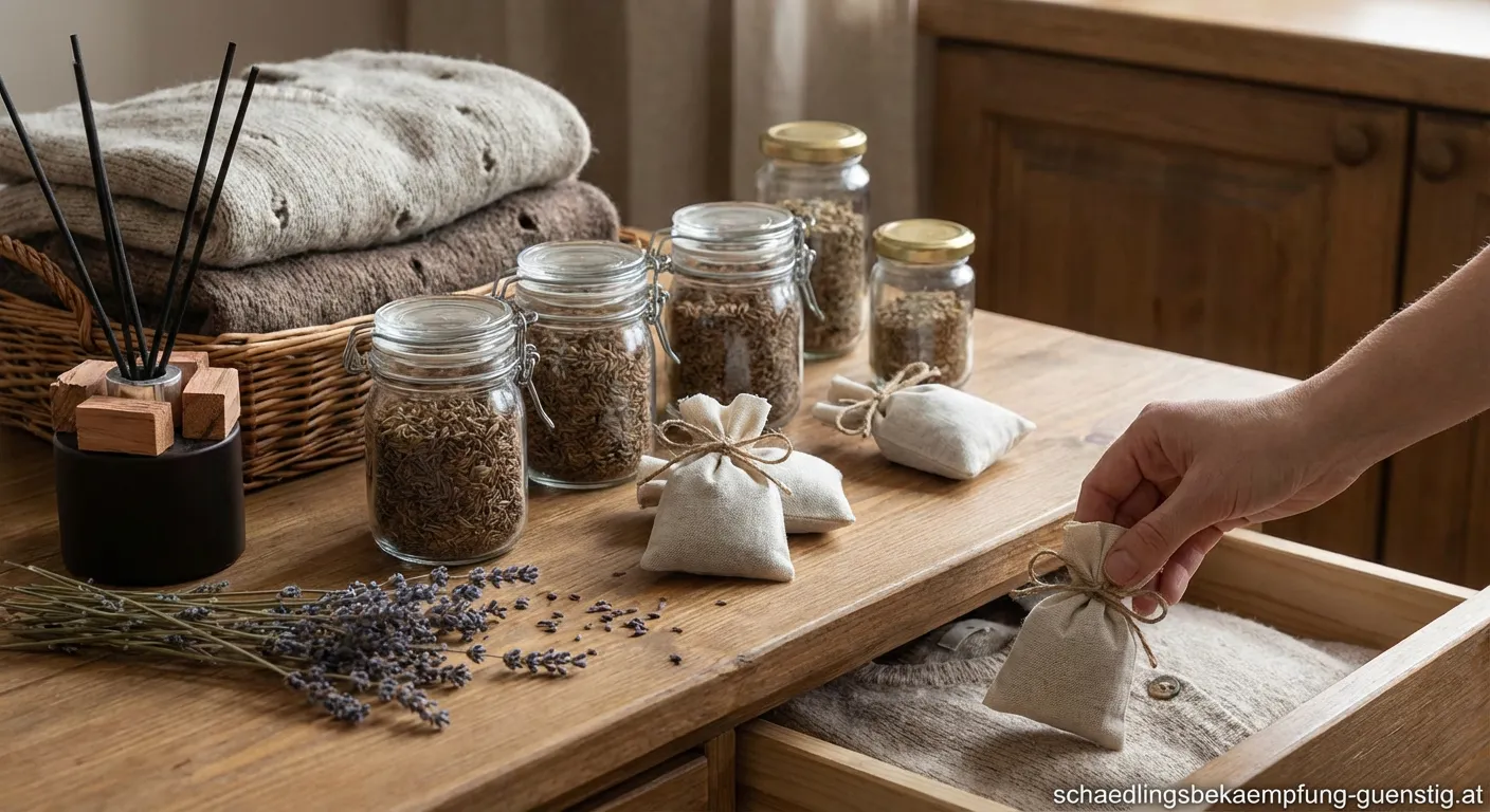 Anis Samen und Anissterne in einer Schale zur Mottenbekämpfung